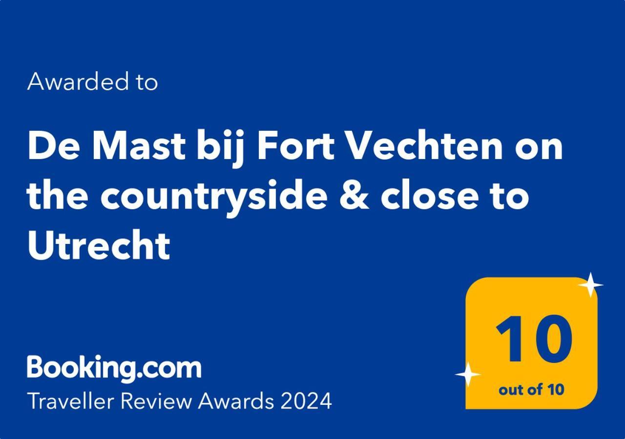 De Mast Bij Fort Vechten On The Countryside & Close To Utrecht Bunnik Exteriör bild